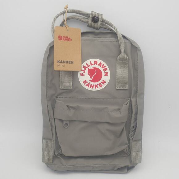 NEW  Fjallraven Kanken Mini Backpack Fog Gray  23561 - Picture 1 of 6